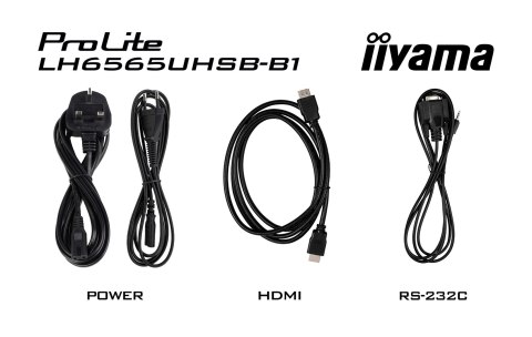 Monitor Iiyama ProLite LH6575UHS-B1AG - 65" - Płaski ekran - 163.8 cm