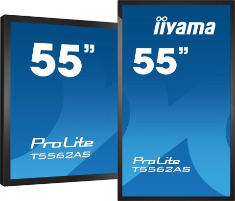 Płaski panel interaktywny Iiyama T5562AS-B1 - 138,7 cm (54,6") - VA - 3840 x 2160 pikseli - 24/7