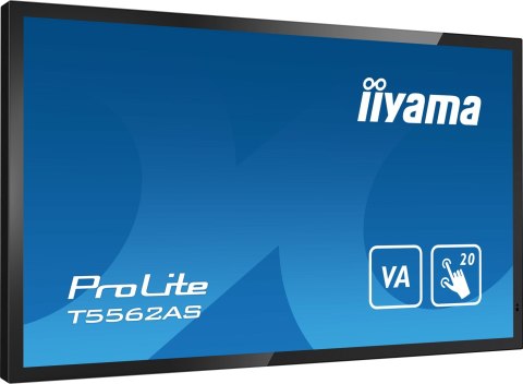 Płaski panel interaktywny Iiyama T5562AS-B1 - 138,7 cm (54,6") - VA - 3840 x 2160 pikseli - 24/7