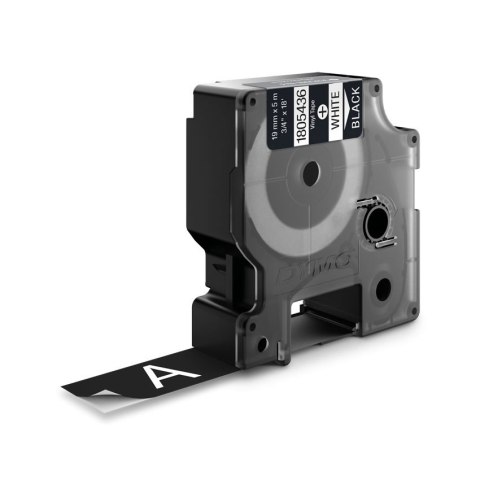 Dymo 1805436 Winylowa 19mmx5,5m biały/czarny Dymo 1805436 Winylowa 19mmx5,5m biały/czarny