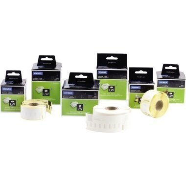 LW-LABELS 38X 190MM FOR FOLDER/WHITE 1X 110 PCS