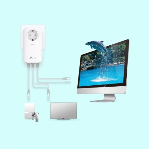 TL-PA8033PKIT 1300MBPS 3PT MIMO/PASSTHROUGHPOWERLINEKIT TL-PA8033PKIT 1300MBPS 3PT MIMO/PASSTHROUGHPOWERLINEKIT