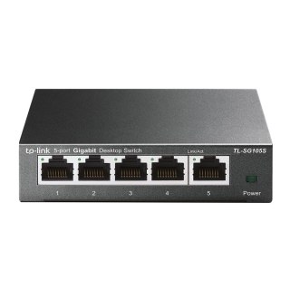 TP-Link TL-SG105S Nie zarządzany Gigabit Ethernet (10/100/1000) Czarny