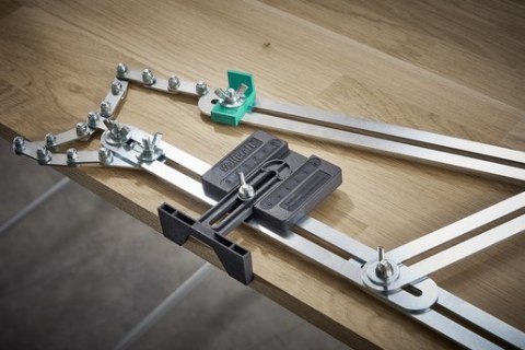 Wolfcraft GmbH 5210000 promieniomierz Stair gauge Czarny, Stal nierdzewna