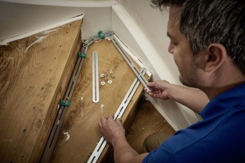 Wolfcraft GmbH 5210000 promieniomierz Stair gauge Czarny, Stal nierdzewna