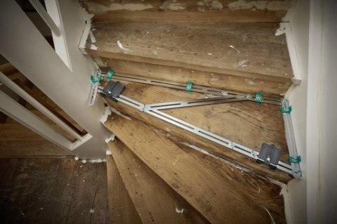Wolfcraft GmbH 5210000 promieniomierz Stair gauge Czarny, Stal nierdzewna