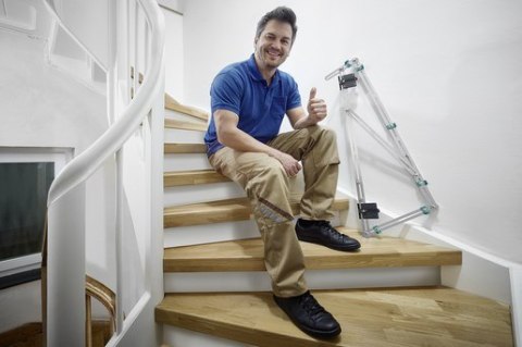 Wolfcraft GmbH 5210000 promieniomierz Stair gauge Czarny, Stal nierdzewna