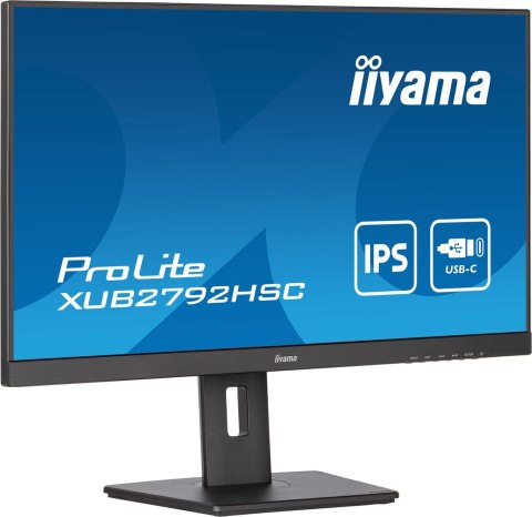 Iiyama ProLite XUB2792HSC-B5 LED display 68,6 cm (27") 1920 x 1080 px Full HD Czarny