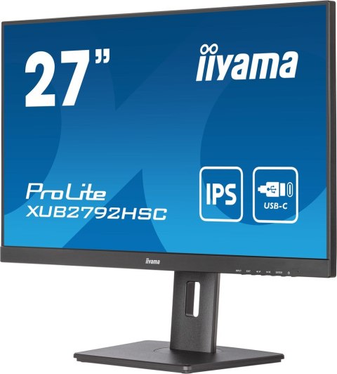 Iiyama ProLite XUB2792HSC-B5 LED display 68,6 cm (27") 1920 x 1080 px Full HD Czarny