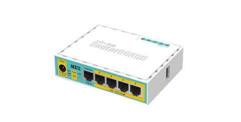 Mikrotik hEX PoE lite ruter Fast Ethernet Biały Mikrotik hEX PoE lite ruter Fast Ethernet Biały
