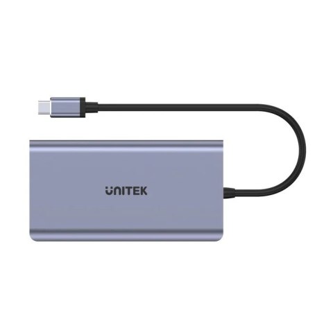 UNITEK HUB USB-C 8W1 USB-C 3.1, PD 100W, D1019B UNITEK HUB USB-C 8W1 USB-C 3.1, PD 100W, D1019B