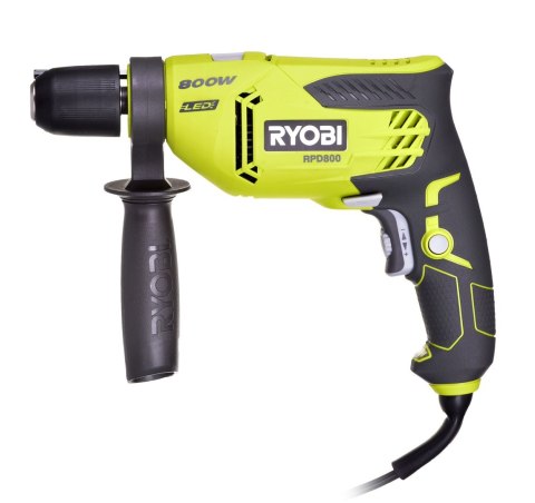 Wiertarka udarowa 800W, walizka RYOBI