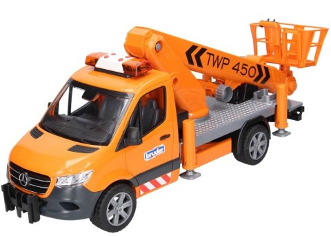 Pojazd Mercedes Benz Sprinter z podnośnikiem koszowym Pojazd Mercedes Benz Sprinter z podnośnikiem koszowym