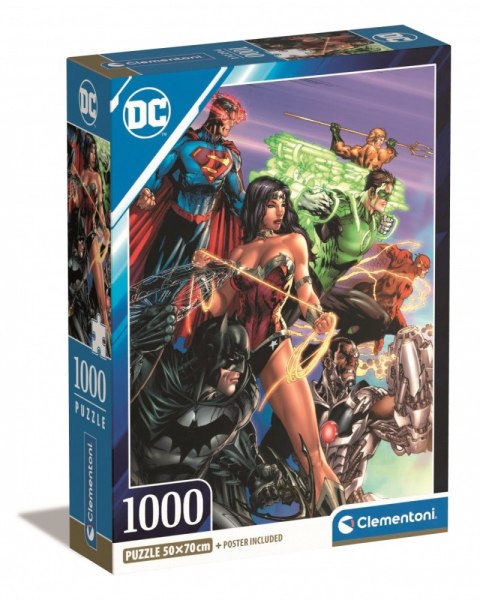 Puzzle 1000 elementów Compact DC Comics Liga Spawiedliwych (Justice League) Puzzle 1000 elementów Compact DC Comics Liga Spawiedliwych (Justice League)