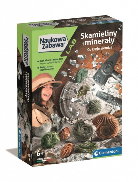 Zestaw naukowy Skamieliny i Minerały Zestaw naukowy Skamieliny i Minerały