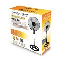 Wentylator stojący Esperanza TYPHOON EHF002KE (kolor czarny) Wentylator stojący Esperanza TYPHOON EHF002KE (kolor czarny)