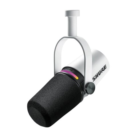 Shure MV7+-W - Mikrofon lektorski/wokalny ze złączem XLR/USB-C Biały Shure MV7+-W - Mikrofon lektorski/wokalny ze złączem XLR/USB-C Biały