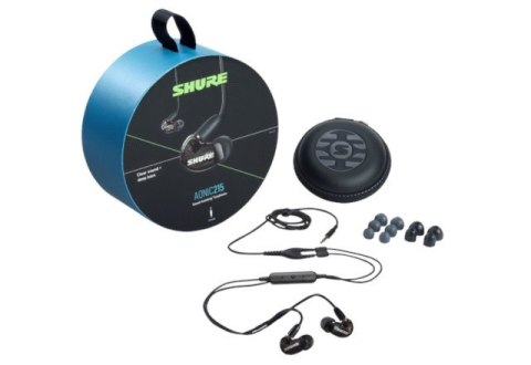 Shure SE215DYBK+UNI-EFS - Słuchawki douszne AONIC215 z pojedynczym przetwornikiem i kablem 3.5mm (czarne) Shure SE215DYBK+UNI-EFS - Słuchawki douszne AONIC215 z pojedynczym przetwornikiem i kablem 3.5mm (czarne)