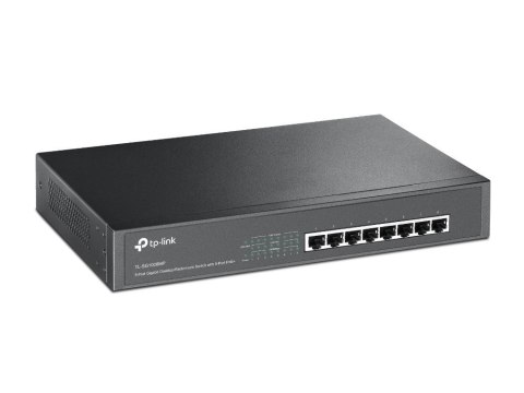 TP-Link TL-SG1008MP Nie zarządzany Gigabit Ethernet (10/100/1000) Obsługa PoE 1U Czarny TP-Link TL-SG1008MP Nie zarządzany Gigabit Ethernet (10/100/1000) Obsługa PoE 1U Czarny