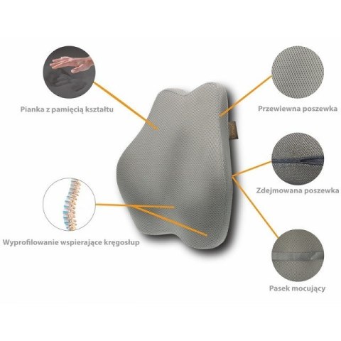 Poduszka lędźwiowa- Shape&Rest memory lumbar pillo Poduszka lędźwiowa- Shape&Rest memory lumbar pillo