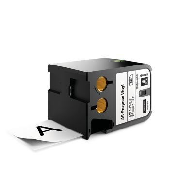 Taśma winylowa DYMO XTL permanentna/czarna, 54mm x 7m Taśma winylowa DYMO XTL permanentna/czarna, 54mm x 7m