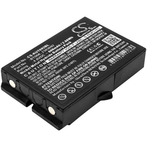 Bateria do Danfos/ Ikusi BT06K 4,8V 600mAh NIMH Bateria do Danfos/ Ikusi BT06K 4,8V 600mAh NIMH