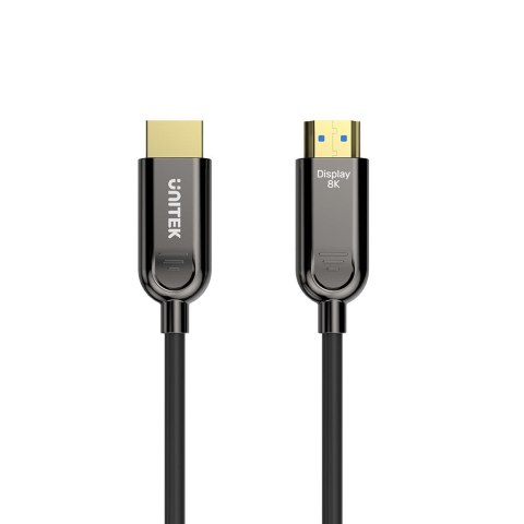 Kabel optyczny HDMI 2.1 AOC Unitek C11085GY01-10M