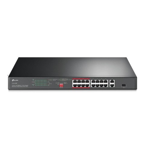 TP-Link TL-SL1218P łącza sieciowe Nie zarządzany Gigabit Ethernet (10/100/1000) Obsługa PoE 1U Czarny TP-Link TL-SL1218P łącza sieciowe Nie zarządzany Gigabit Ethernet (10/100/1000) Obsługa PoE 1U Czarny