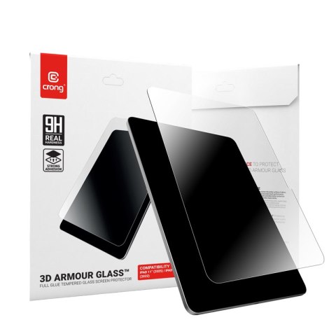 Crong 3D Armour Glass - Szkło hartowane iPad 11" (2025) / iPad 10.9" (2022)
