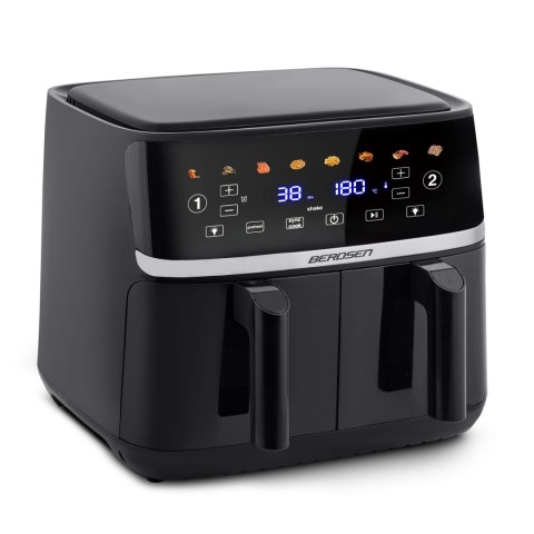Duża frytkownica beztłuszczowa Air fryer Berdsen BD-657 czarna