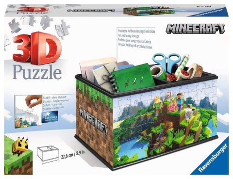 Puzzle 216 elementów 3D Szkatułka Minecraft Puzzle 216 elementów 3D Szkatułka Minecraft