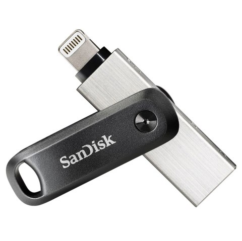 Pendrive SanDisk iXpand GO SDIX60N-128G-GN6NE (128GB; Lightning, USB 3.0; kolor srebrny) Pendrive SanDisk iXpand GO SDIX60N-128G-GN6NE (128GB; Lightning, USB 3.0; kolor srebrny)
