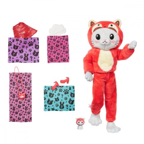 Lalka Barbie Cutie Reveal - Kotek-Panda Czerwona Lalka Barbie Cutie Reveal - Kotek-Panda Czerwona