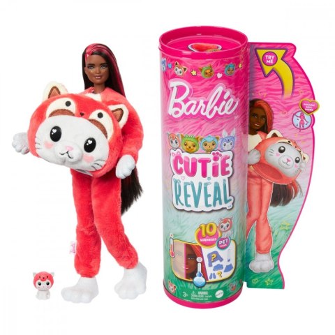 Lalka Barbie Cutie Reveal - Kotek-Panda Czerwona Lalka Barbie Cutie Reveal - Kotek-Panda Czerwona