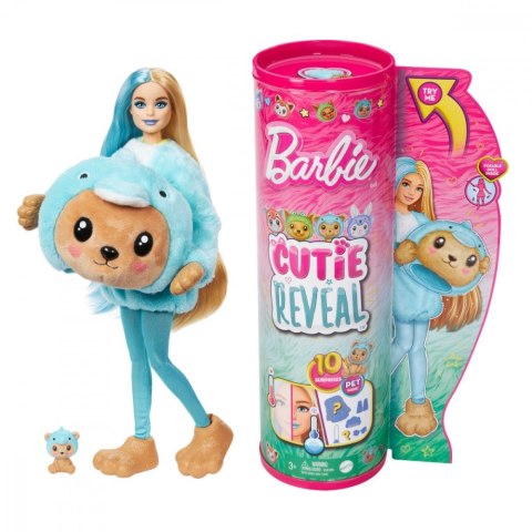 Lalka Barbie Cutie Reveal Miś - Delfin Lalka Barbie Cutie Reveal Miś - Delfin