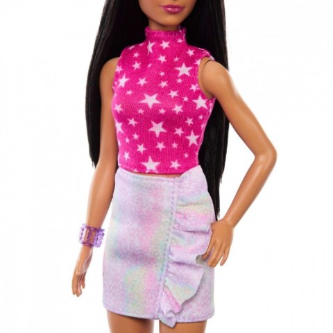 Lalka Barbie Fashionistas top z gwiazdkami Lalka Barbie Fashionistas top z gwiazdkami