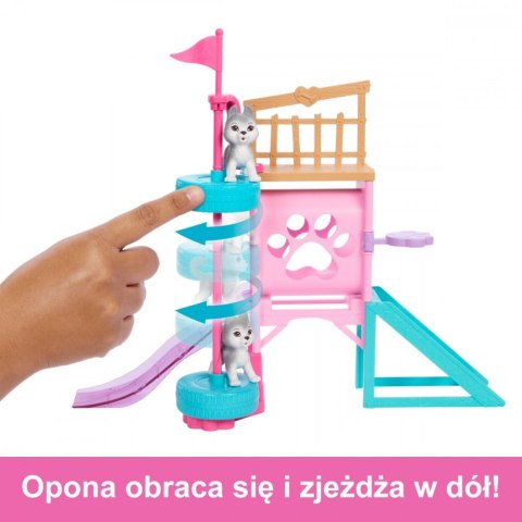 Zestaw filmowy Barbie Plac zabaw dla pieskow + Stacie Zestaw filmowy Barbie Plac zabaw dla pieskow + Stacie
