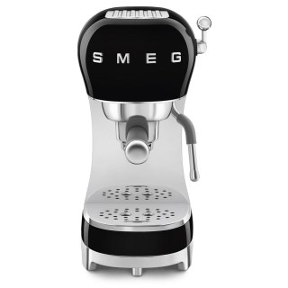 Ekspres do kawy Smeg z kolbą 50's Style Black ECF02BLEU