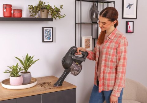 Hoover HF1 HF103X 011 Pionowy odkurzacz Bateria Suchy Tkanina Bez worka 0,9 l 170 W Tytan