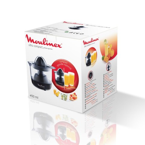 Moulinex PC1208 elektryczna wyciskarka do cytrusów 0,45 l 25 W Czarny Moulinex PC1208 elektryczna wyciskarka do cytrusów 0,45 l 25 W Czarny