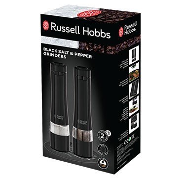 Russell Hobbs 28010-56 shaker do przypraw Czarny Zestaw shakerów do soli i pieprzu Russell Hobbs 28010-56 shaker do przypraw Czarny Zestaw shakerów do soli i pieprzu