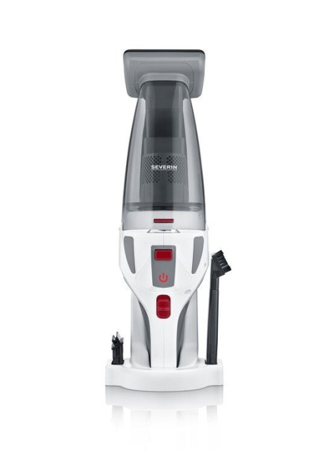 Severin HV 7146 okurzacz na kiju/szczotka elektryczna Bateria Suchy i Mokry UltraFine 120 W Szary, Czerwony, Biały 2,2 Ah