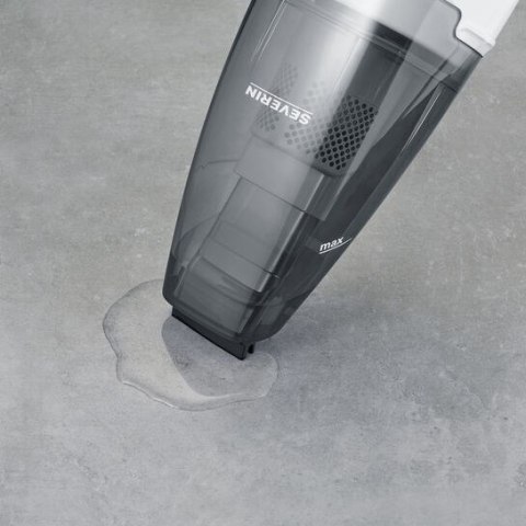Severin HV 7146 okurzacz na kiju/szczotka elektryczna Bateria Suchy i Mokry UltraFine 120 W Szary, Czerwony, Biały 2,2 Ah