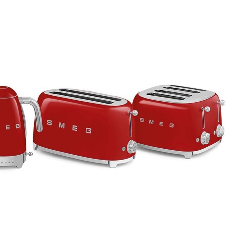 Toster Smeg TSF03RDEU 4 kromek czerwony 2000 W Toster Smeg TSF03RDEU 4 kromek czerwony 2000 W