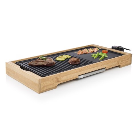 Tristar BP-2641 grill Gril Blad Prąd elektryczny Bambusowy, Czarny 2200 W