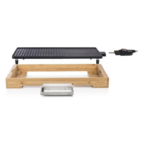 Tristar BP-2641 grill Gril Blad Prąd elektryczny Bambusowy, Czarny 2200 W
