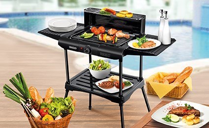 Unold 58565 grill Gril Stacja kuchenna Prąd elektryczny Czarny 1600 W