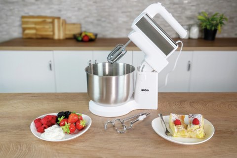 Unold Blender ręczny z misą miksującą Hannah biały srebrny