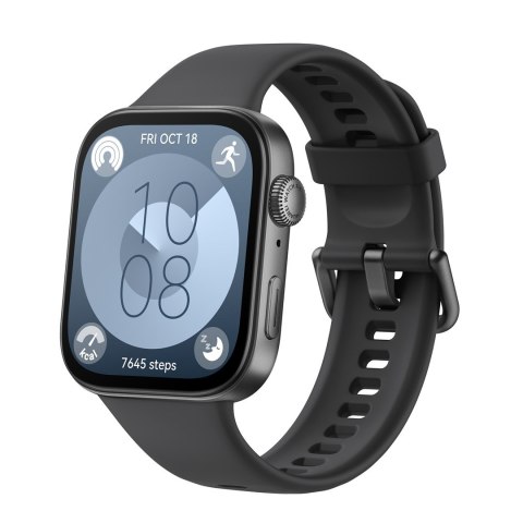 Huawei WATCH Fit 3 4,62 cm (1.82") AMOLED Cyfrowy 408 x 480 px Ekran dotykowy Czarny Wi-Fi GPS Huawei WATCH Fit 3 4,62 cm (1.82") AMOLED Cyfrowy 408 x 480 px Ekran dotykowy Czarny Wi-Fi GPS