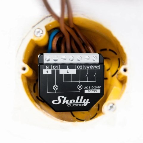Moduł zdalny Fala Shelly Qubino 2PM (QBWAV2PM)